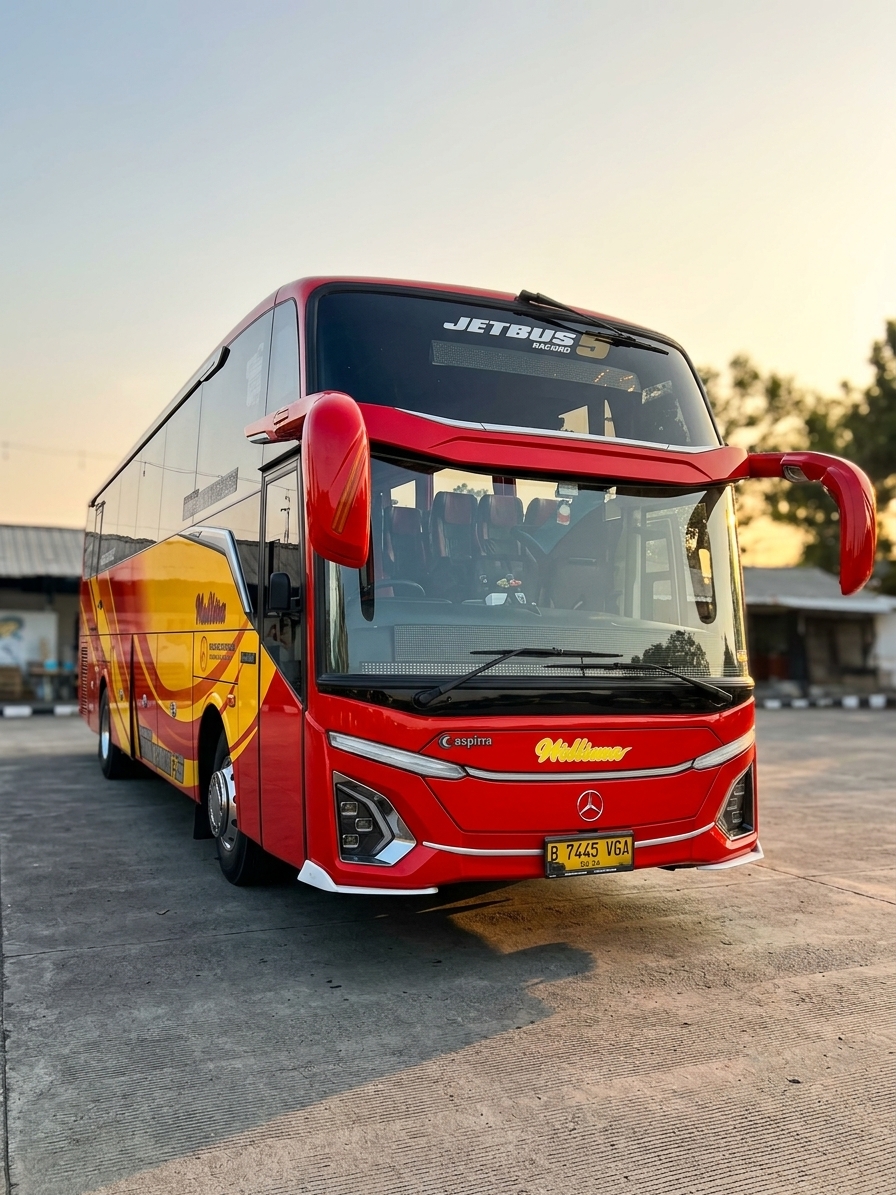 Hawa Adem Kebun Teh & Curug Eksotis: Sewa Big Bus William Trans ke Subang