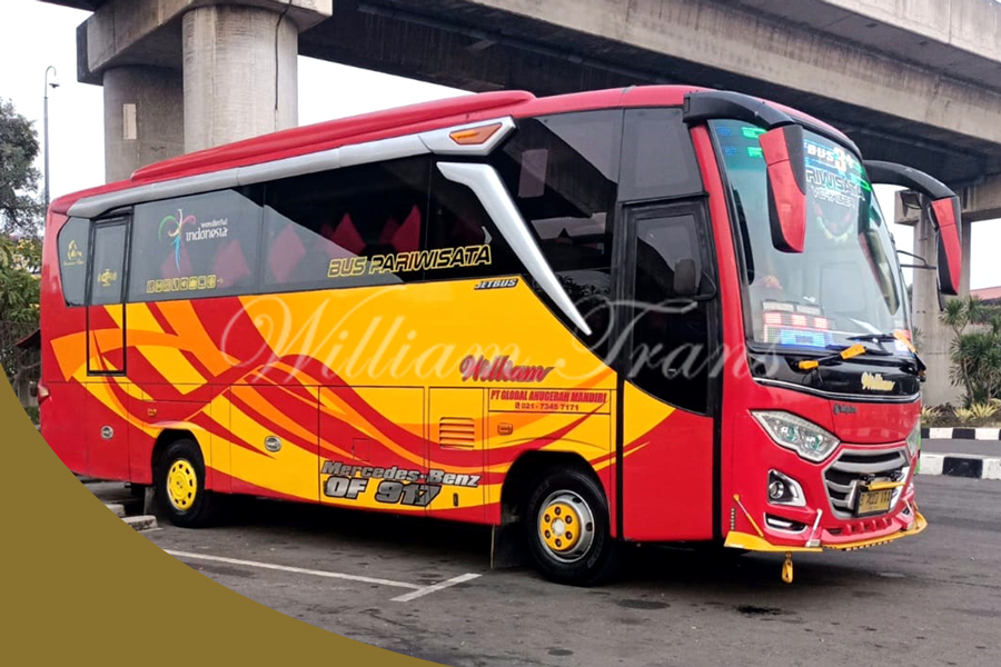 Medium Bus Pariwisata 31 Seaters Drop Bandara Soekarno-Hatta